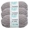 3 Pack Lion Brand® Wool-Ease® Thick & Quick® Prints & Stripes Yarn